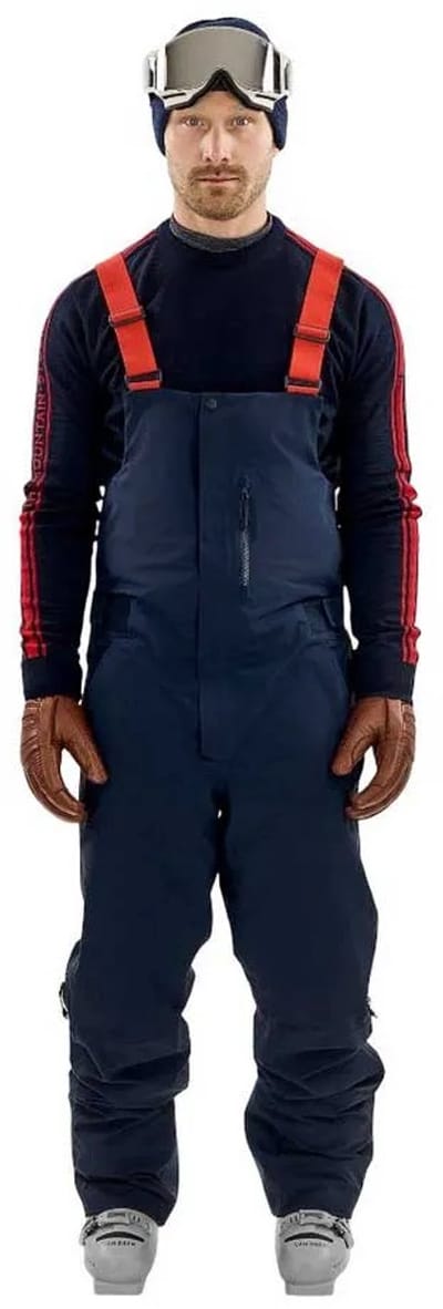 The Mountain Studio 3l Hybrid Shell Bib Broek Blauw XS