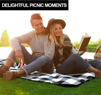 Famanu - Picknickkleed 200X300 cm – Waterdicht, Zandvrij & Geïsoleerd – Opvouwbaar Strandmat XXL – Geschikt voor Camping, Parken & Stranden