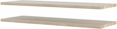 Base wandkast 2 losse legplanken 75,5x26,5, eiken decor.