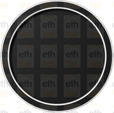 ETH Lois led plaf rond 3 step dimming 2700k 15w ip44 zwart 30cm + mem. 1134L