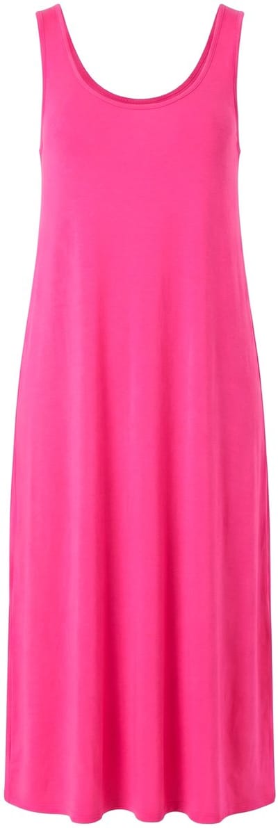Angel of Style - Dames - Jurk A-lijn gevlochten bandjes - Hibiscusrood - Maat 52