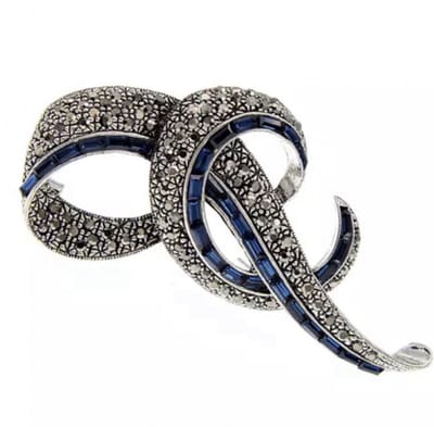 Broche-Blauw-Octo- Charme Bijoux