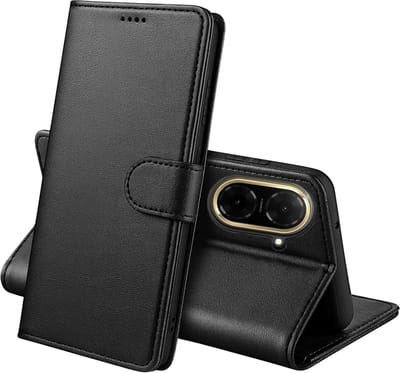 Hoesje Portemonnee geschikt voor Xiaomi Redmi A5 4G (EU Version) Zwarte portemonnee met magnetische klep en kaartopslag