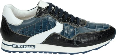 Galizio Torresi - 319860 - Lage sneakersVrije tijdsschoenenHeren sneakers - Kleur: Blauw - Maat: 43