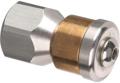 Draaibare aftapmond geschikt voor hogedrukreinigers, 1/4-inch F-NPT-aansluiting, 4000 PSI
