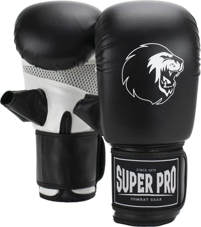 Super Pro Combat Gear Victor Bokszakhandschoenen Zwart/Wit Small