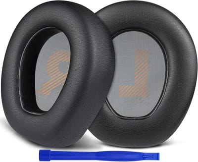 Vervangende oorkussens voor over-ear headset, zachte proteïne leren oorkussens en hoogwaardig, geluidsisolerend traagschuim