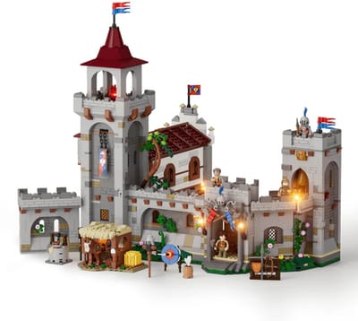 Lumibricks Medieval Guard Post Bouwpakket - Met LED verlichting - Miniatuur huisjes - DIY modelbouw met 2945 bouwstenen - Bouwpakket volwassenen - Bouwdoos 12013