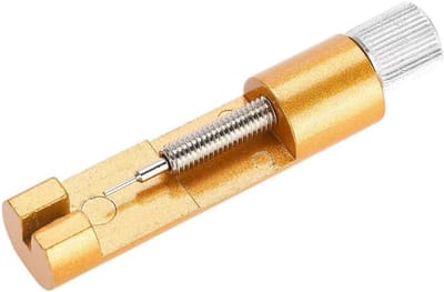 Verstelbare Horlogeband Link Pin Verwijder Tool voor Horlogemakers met 3 Extra Pins en Draagbaar Ontwerp