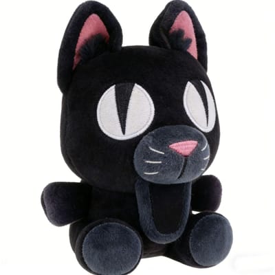 Nieuwe 99 Nachten In Het Bos Zwarte Kat Hert Vleermuis Uil 99nights Pluche Pop Schattige Anime Merchandise Speelgoed Verjaardagscadeau 25cm