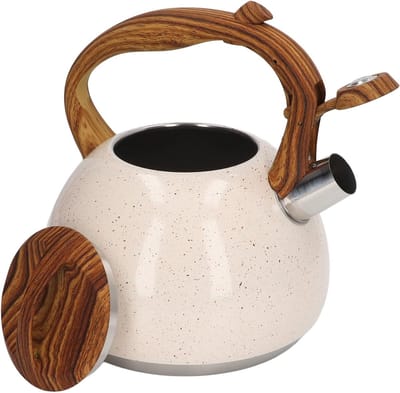 Omgoods - 3 Liter RVS Fluitketel met Ergonomische Handgreep