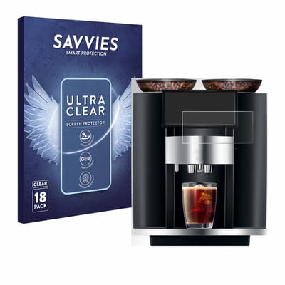 Savvies - Screenprotector voor Jura Giga 10 - Folie Beschermfolie transparant 18 Stuks