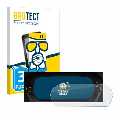 BROTECT - Screenprotector voor Audi A3 2023 Virtual cockpit Plus - Folie Beschermfolie Beschermglas matte 3 Stuks