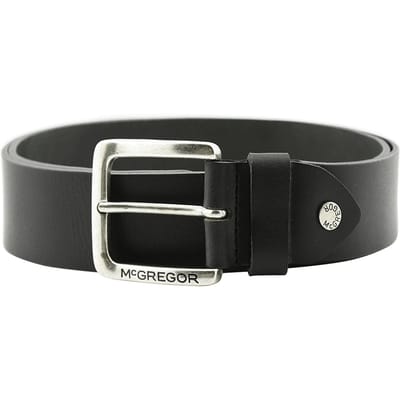 McGregor Leather Belt Black Size: 95 | Belts Outlet | Heren | Zwart