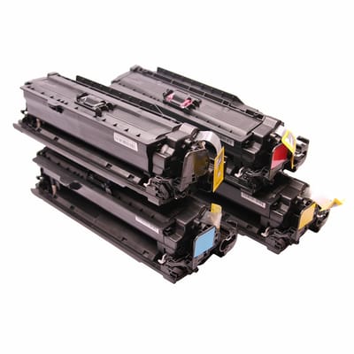 Set 4x ABC huismerk toner geschikt voor HP Laserjet Enterprise 500 color M551 M551dn M551n M551xh M570 M570dn M570dw M575 M575c M575dn M575f MFP HP 507X 507A CE400X CE401A CE402A CE403A