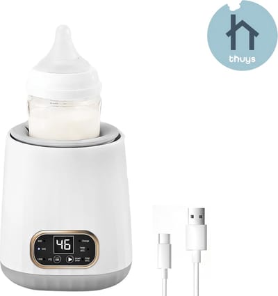 Thuys - Flessenwarmer Onderweg - Flessenwarmer Draadloos - Draagbare Flessenwarmer - Praktisch - Veilig - Stijlvol