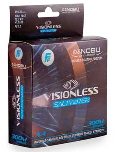 Fishing Ferrari Nobu Visionless Saltwater 500 M Gevlochten Vislijn Transparant 0.200 mm