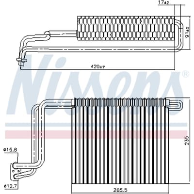 Verdamper, airconditioning NISSENS 92248