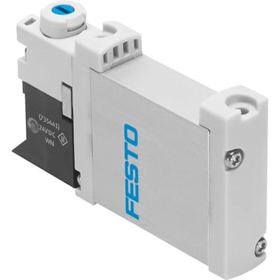 Festo 5/2 Monostabiele Lucht Magneetventiel Flensmontage 100L/Min - 566448
