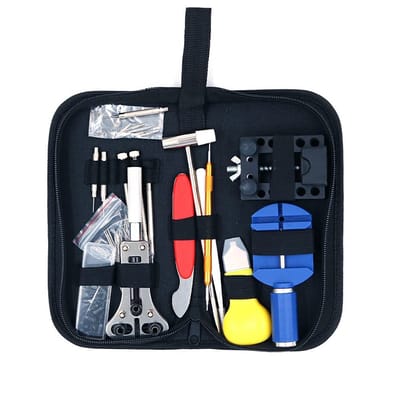 Allecto - Horloge Reparatie Toolkit - 147-delige set voor horloge reparaties - ideaal voor achterklep en band aanpassing - perfect voor horlogemake...