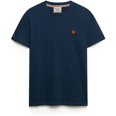 Superdry Sd &amp; co Logo Geborduurde T-shirt Dark Blue Grootte: L