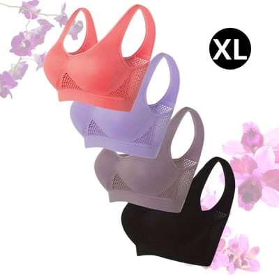 Livano BH Zonder Beugel - Zonder Bandjes - Push-up Bh's - Comfort Bh - Gemengd - Sport - XL