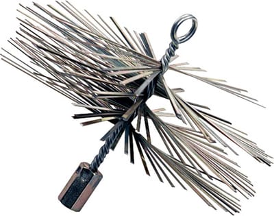 DarioTools - CMB208180 Schoorsteenveegborstel Ø18cm - Metaal - Rond