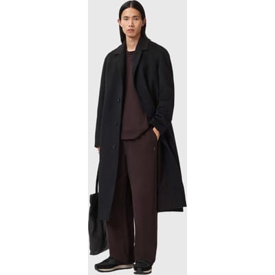 AllSaints Asher Crew Plum Brown Taglia: XS | Maglioni a maglia Outlet | Uomo | Marrone