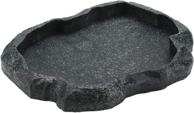 Waterbak voor Reptielen - Voederbak van Kunststeen voor Terrarium Decoratie, Geschikt voor Schildpadden, Hagedissen en Kameleons