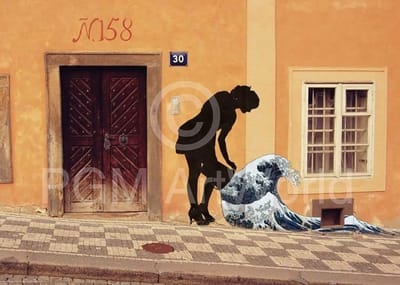 Kunstdruk Edition Street - Wave 50x70cm