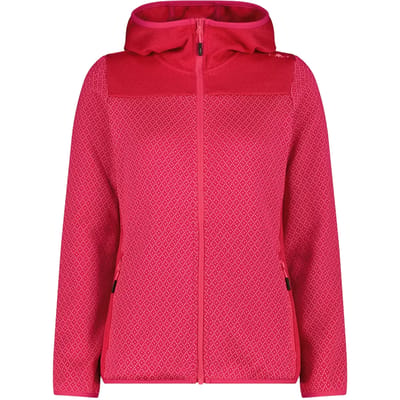 Dames fleece met capuchon CMP Knit Tech