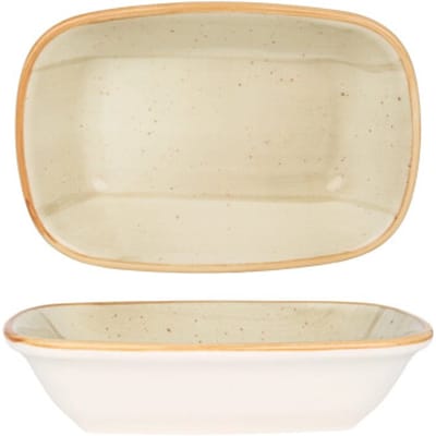 Bonna Serveerschaal - Aura Terrain - Porselein - 17x11.5 cm - set van 2