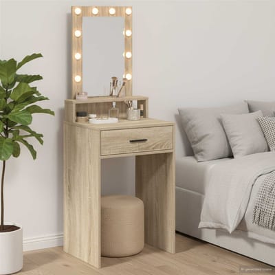 vidaXL - Kaptafel - Sonoma - Eik - 50 - x - 41 - x - 135 - cm - Bewerkt - hout