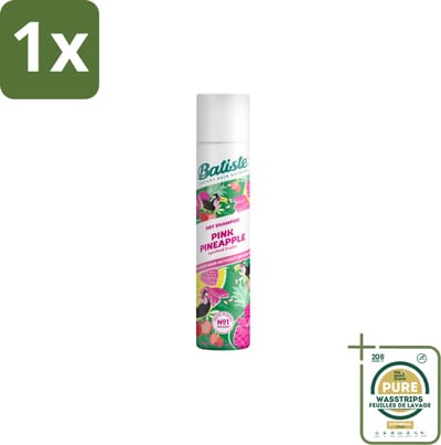 1 x Batiste - Pink Pineapple - Droogshampoo - Friszoete Geur - Verfrist en Geeft Volume - 200ml- Droogshampoo - Fris Haar - Fruitige Geur - Tropisch Haar - Haarkleur