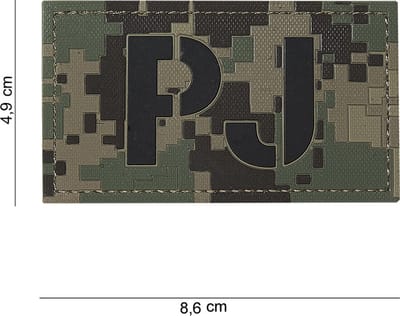 101 Inc Embleem 3D Pvc Pj Dig. Woodland  16105