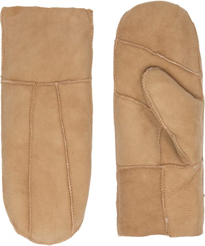 Lammy Wanten voor Dames - Suede leren wanten - Wanten warm gevoerd met schaapsvacht - Model Lauren - Suede wanten voor dames - Maat M