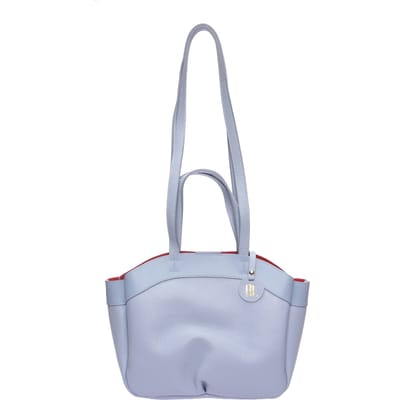 Anna Luchini Turquoise Rundleer Tas