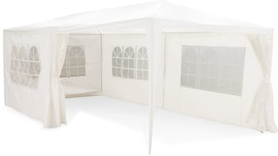 Lifetime Garden Partytent - Paviljoen - 6 Zijwanden - Waterdicht - 600 x 300 x 250 cm - Wit
