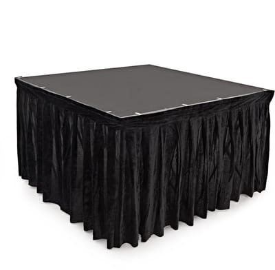 60 x 200 cm Podium Valance van Gear4music