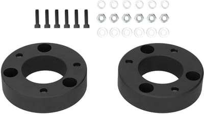 Dailygoods- Leveling Kit 2,5 inch - Front Lift - Koolstofstaal - 4WD/2WD 2004-2018 - Eenvoudig te installeren - Inclusief bevestigingsschroeven - Ophangingskit