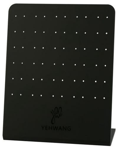 Oorbellen Display 30 Studs Zwart 16.9cm x 13.5cm