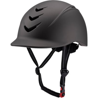 Ruithelm Paardrijhelmen voor Dames Heren Jeugd Paardrijhelm Licht voor L black