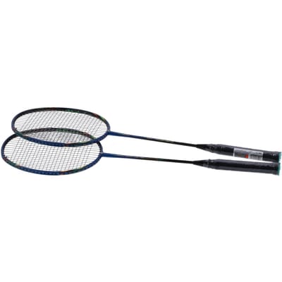 2 Speler Badminton Rackets Set Lichtgewicht Carbon Composiet Dubbele Rackets voor Volwassenen
