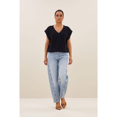 By-Bar Alys Pullover Navy Size: XS | Sweaters Outlet | Dames | Blauw
