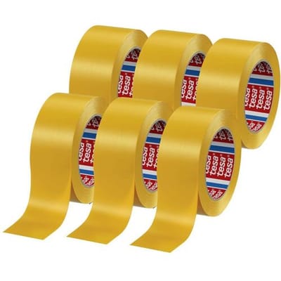 4169 04169-00058-94 Vloermarkeringstape tesa Geel (l x b) 33 m x 50 mm 6 stuk(s)