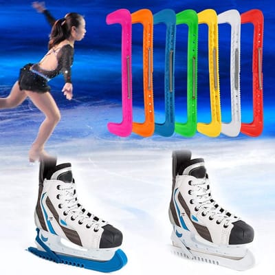 Dailygoods- Schaatsbeschermers Duurzaam Kunststof - Schaatsbeschermers Noren - Schaatsbeschermers Kunstschaatsen - Schaatsbeschermers IJshockey - Verstelbaar - 7 Kleuren Beschikbaar - Schaatsbescherming