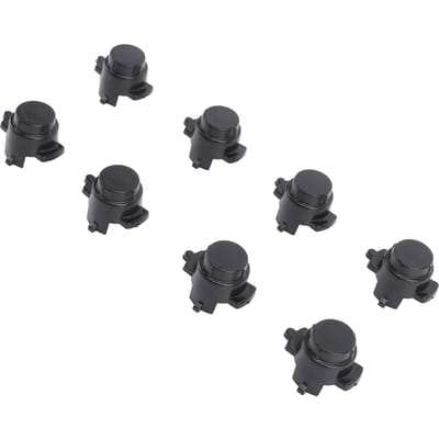 Lot de 8 capuchons de protection pour capteur de stationnement 2058840074 pour C300 C400 C43 C450 C63 CLS450 E300 GLE450 GLS550 GLS63 gray
