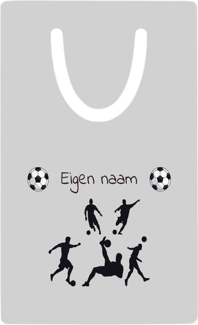 Hacebo® - Voetbal met eigen naam - metalen boekenlegger - Voetbal - liefhebber - Cadeau - Verjaardag - Geschenk - Gepersonaliseerd - Jongens en meisjes Bladwijzer boekenleggers - 7.6 cm x 5cm
