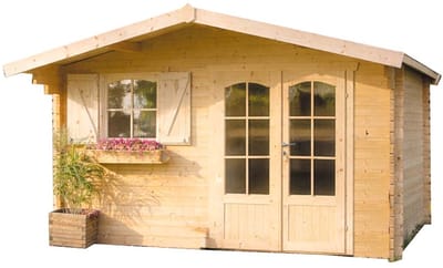 Solid Superia Morzine Tuinhuis - Vurenhout - Geïmpregneerd - 388x328x241,6cm