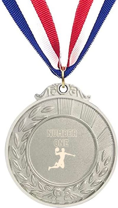Akyol - eerste plaats medaille zilverkleuring - Handbal - familie vrienden sporters - cadeau